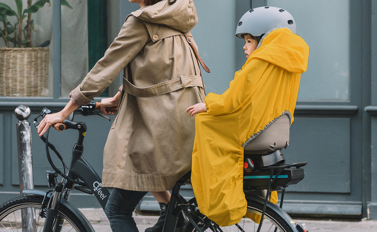 Imperméable pour siège vélo, jaune – Bahar Ashouri