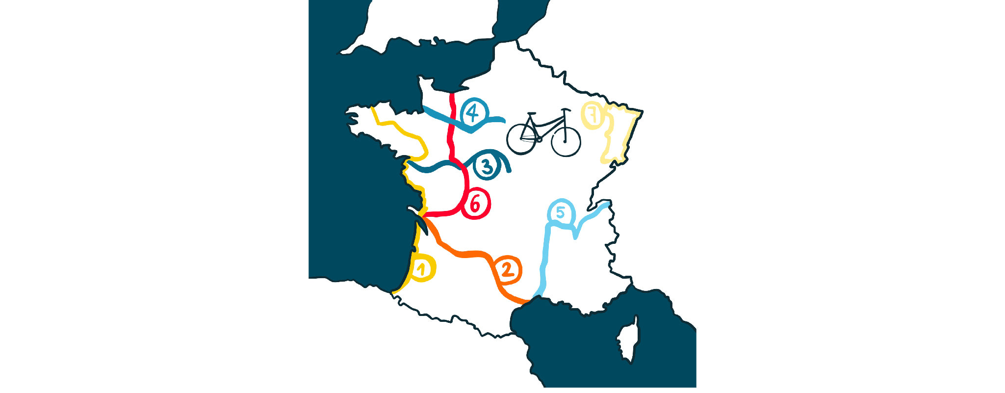 Top 7 der unumgänglichen Fahrradtouren in Frankreich