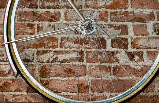 roue velo ville Immagine