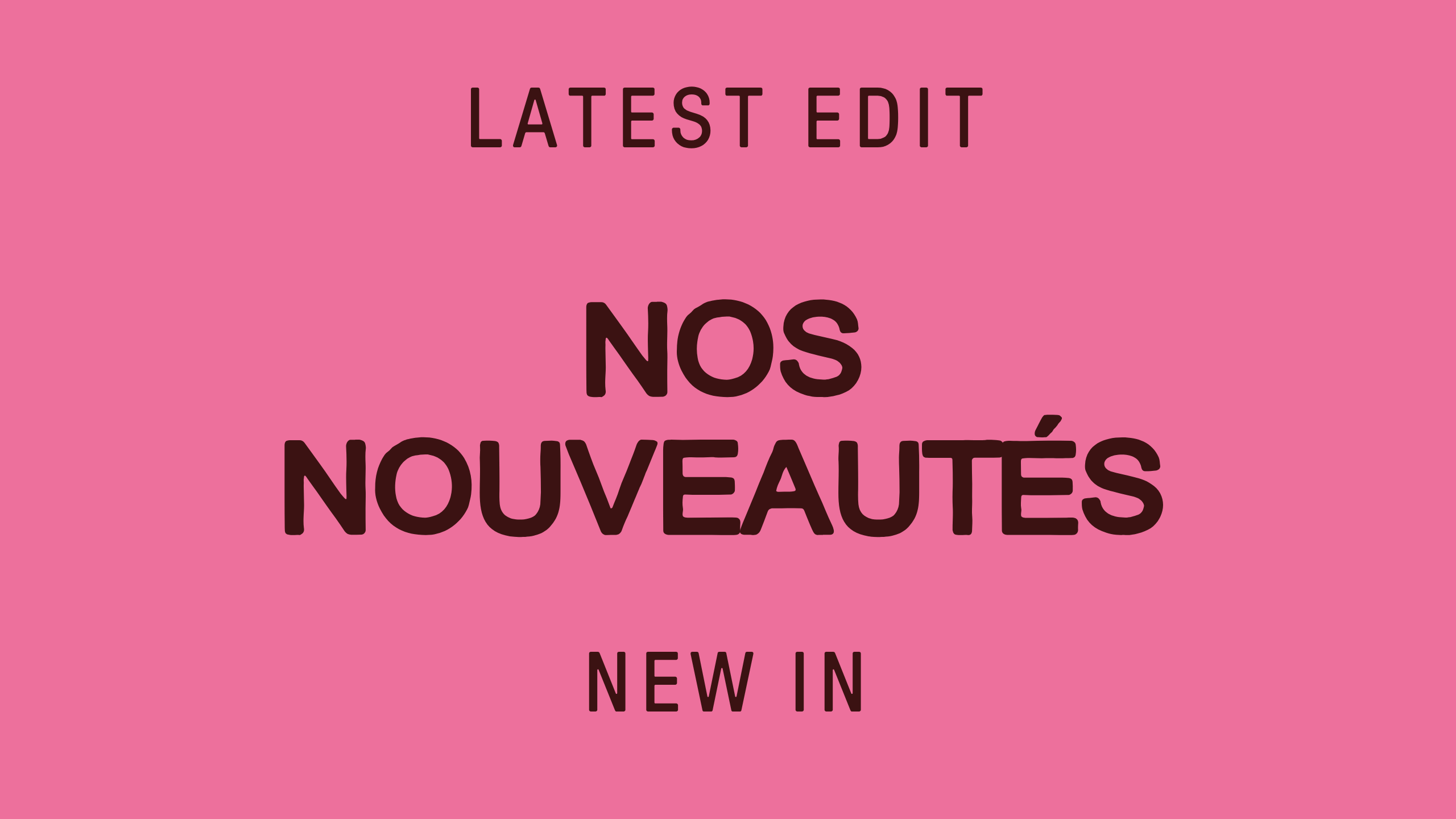 NOUVEAUTES
