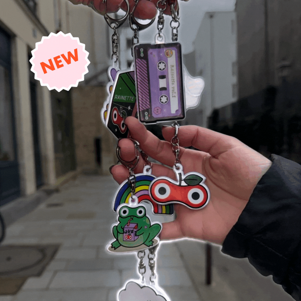 Lumibuddy porte clé reflechissant Image