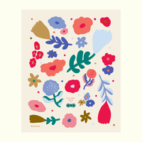 Stickers réfléchissants | Flowers