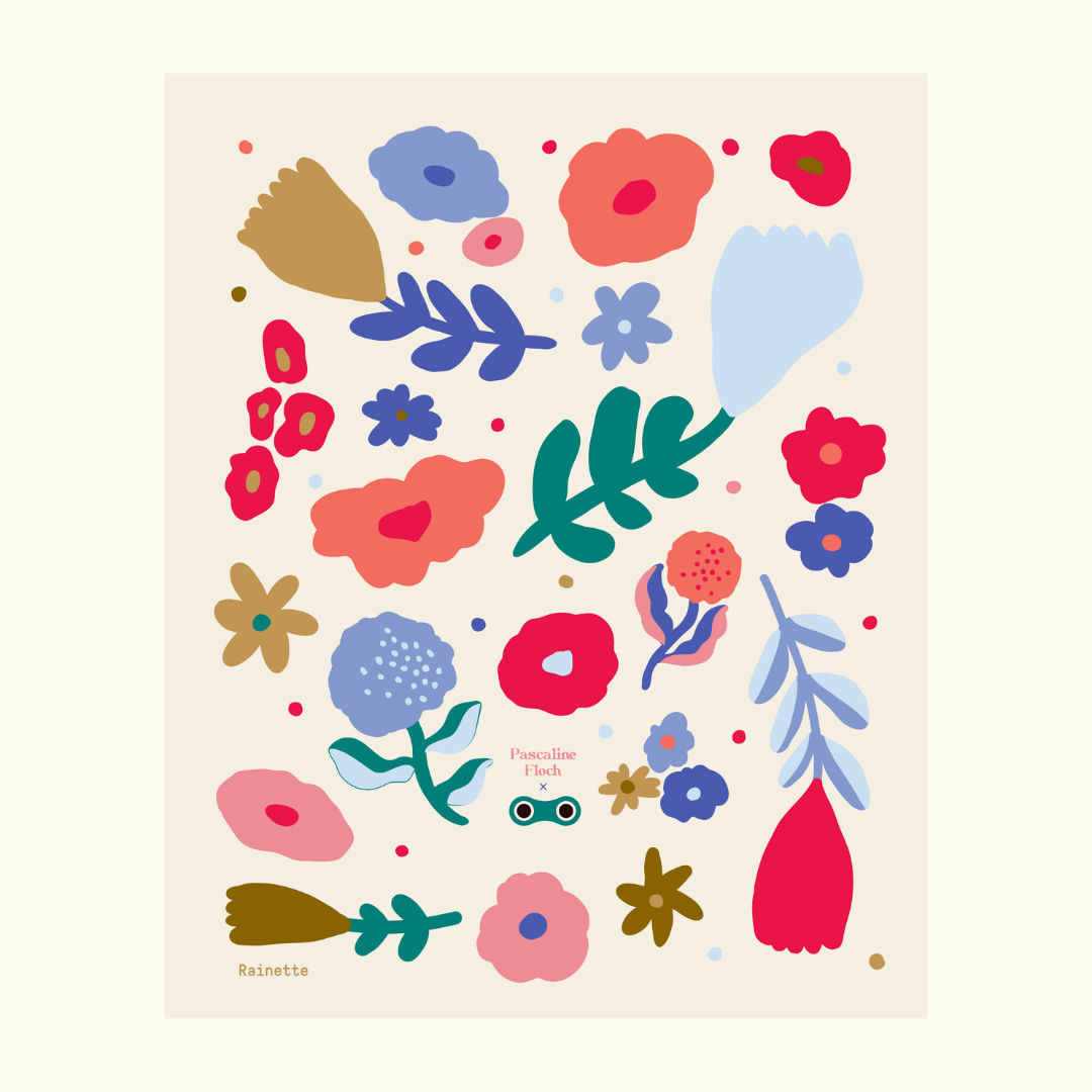 Stickers réfléchissants | Flowers