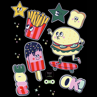 Stickers réfléchissants | Food - Rainette
