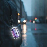 Lumibuddy Reflektierende Retro-Kassette