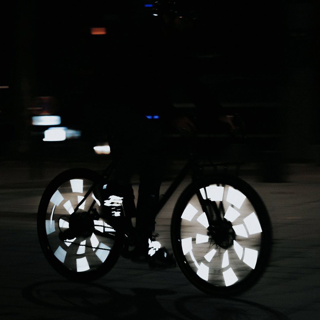 Reflectoren voor fietsspaaks, antracietgrijs