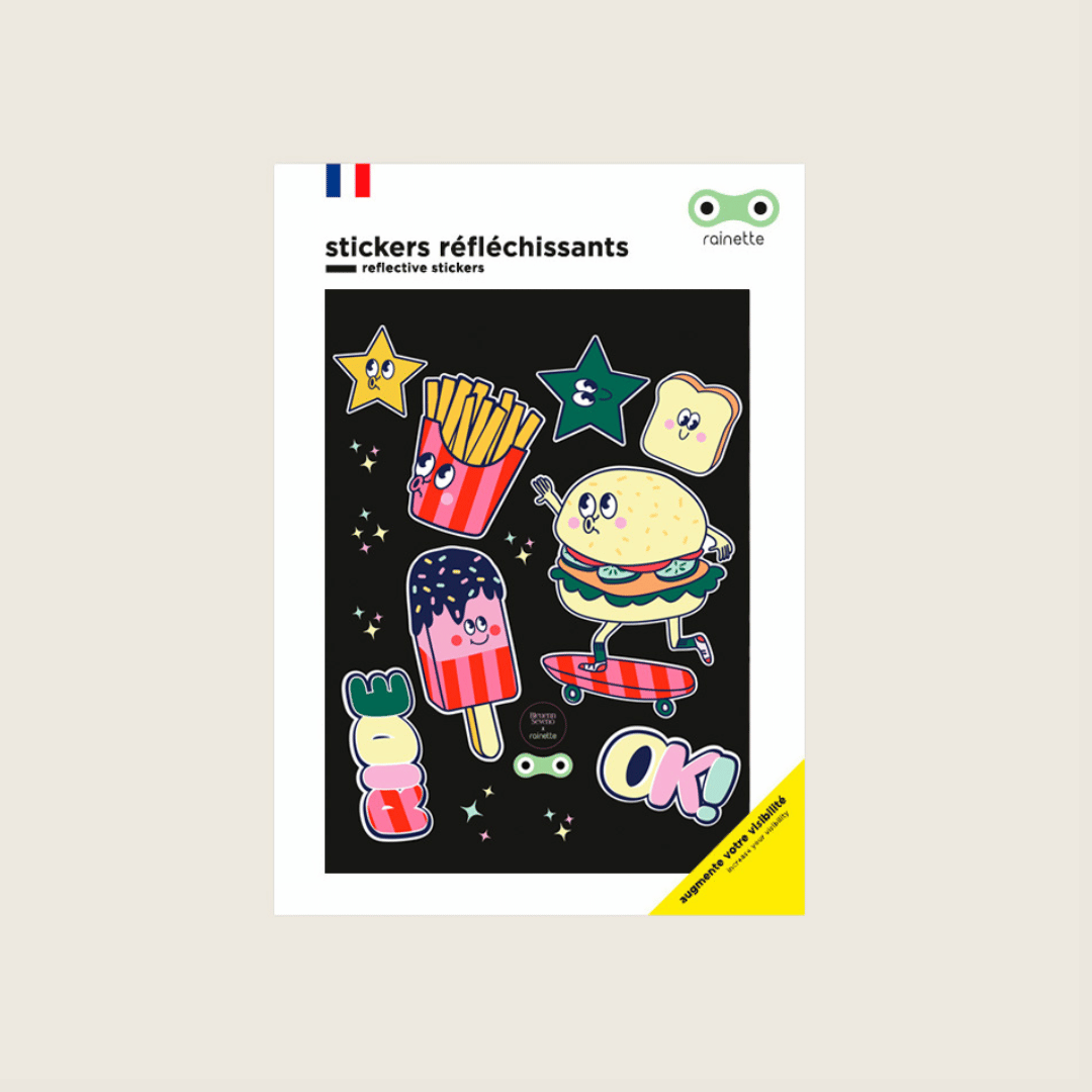 Reflektierende Sticker | Food