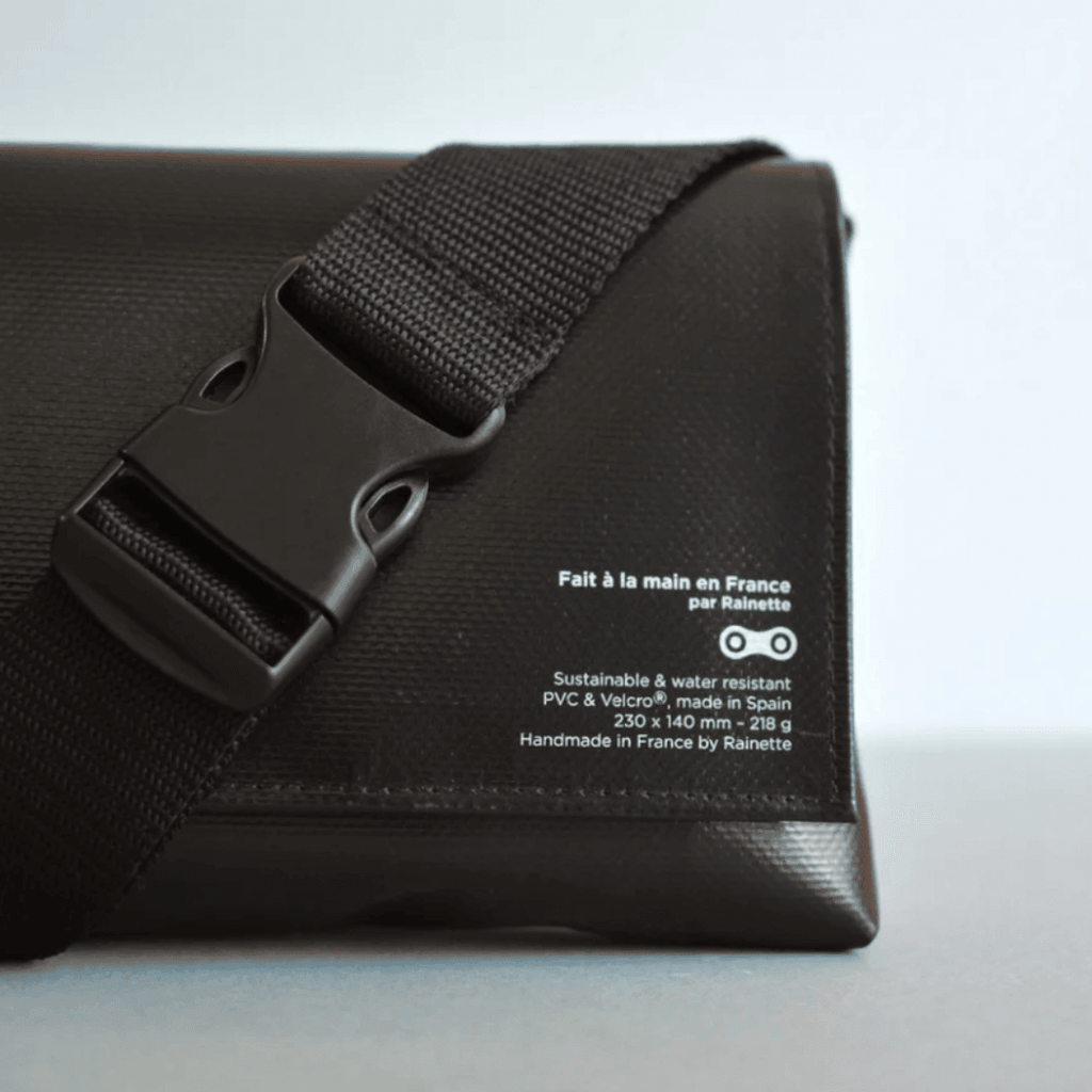 Banane imperméable Rains - Sacoche minimaliste en polyester/polyuréthane, grand