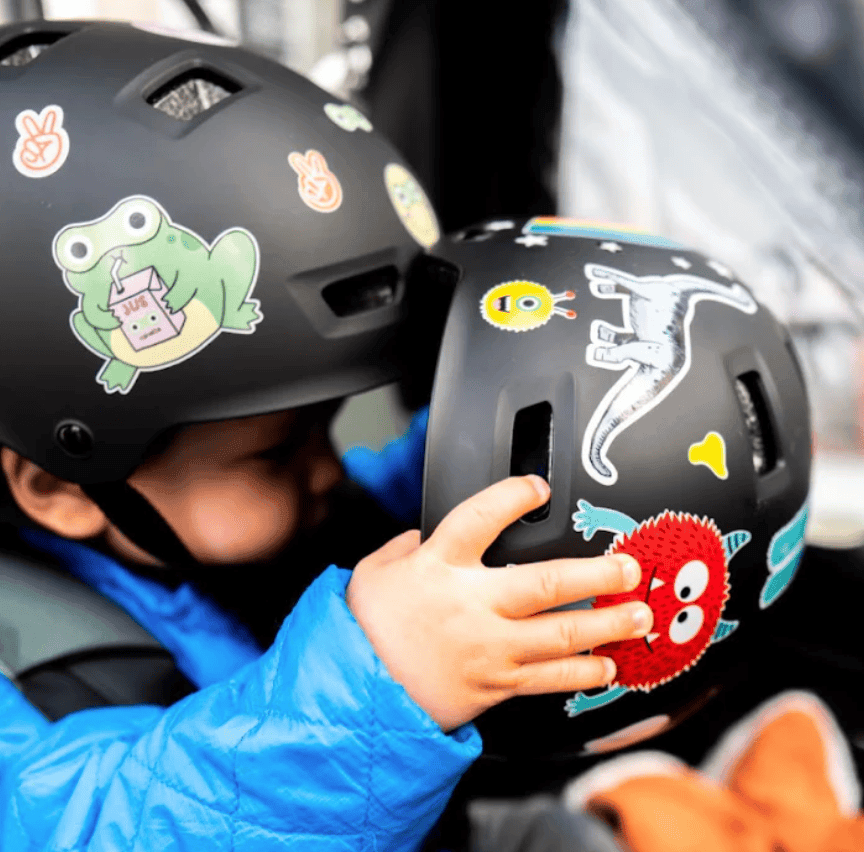 Rainette Autocollant Réfléchissant Pour Cycliste Design Ludique