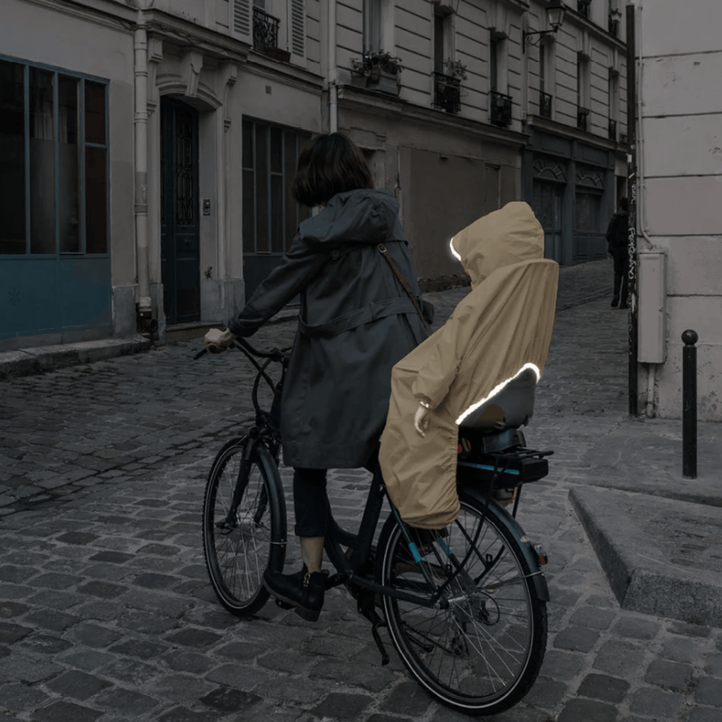 Imperméable pour siège vélo, beige - Rainette
