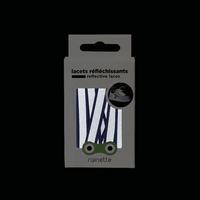 Reflektierende Schnürsenkel | blau - Rainette