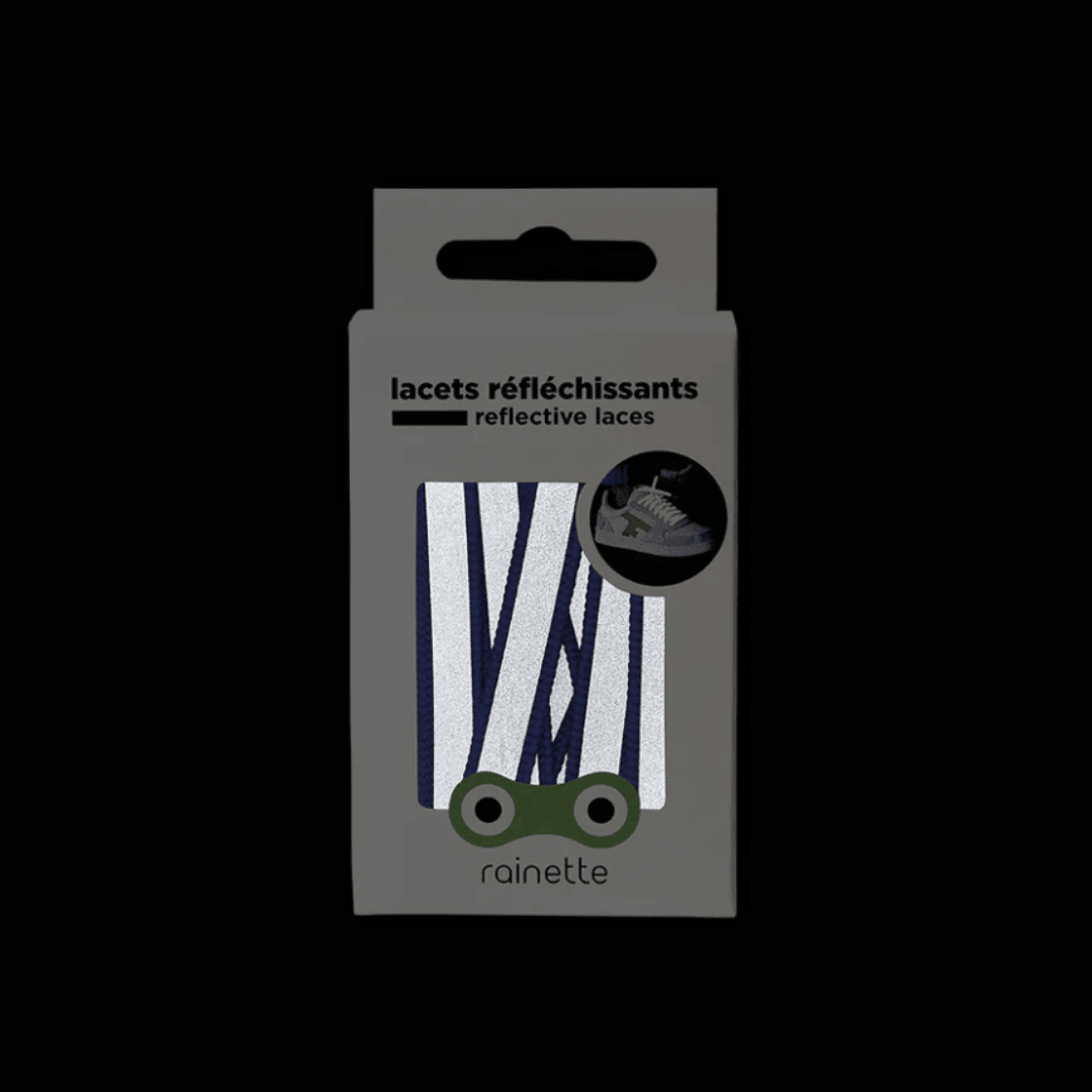 Reflektierende Schnürsenkel | blau - Rainette