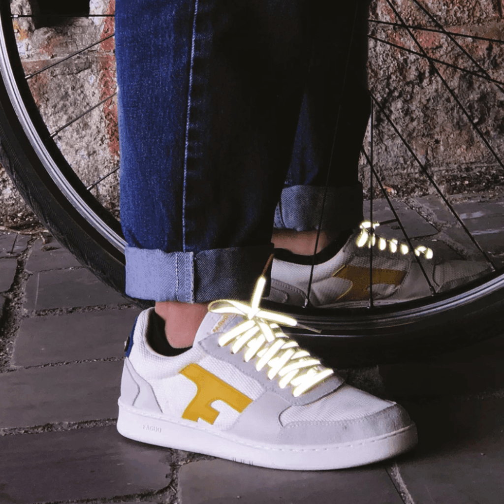 Lacets réfléchissants | jaune fluo - ton sur ton - Rainette