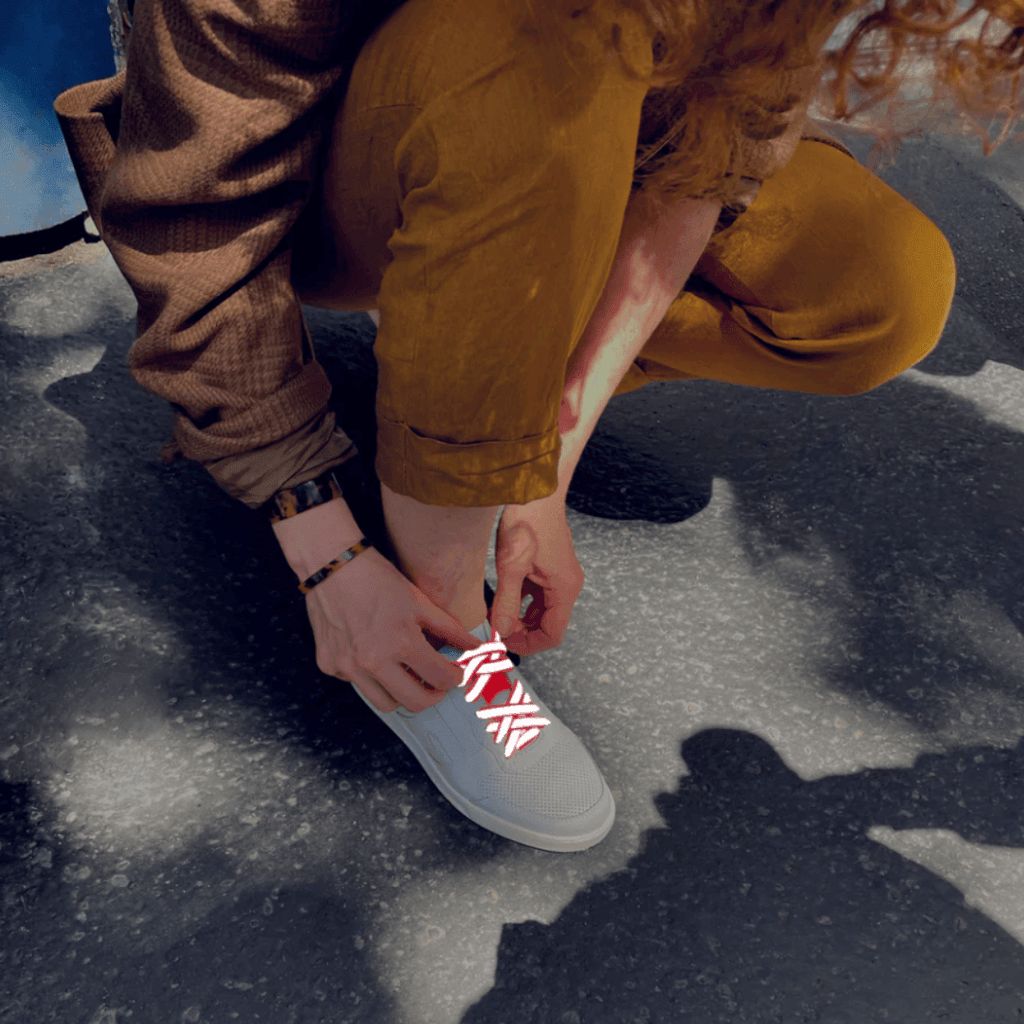 Lacets réfléchissants | orange fluo - Rainette