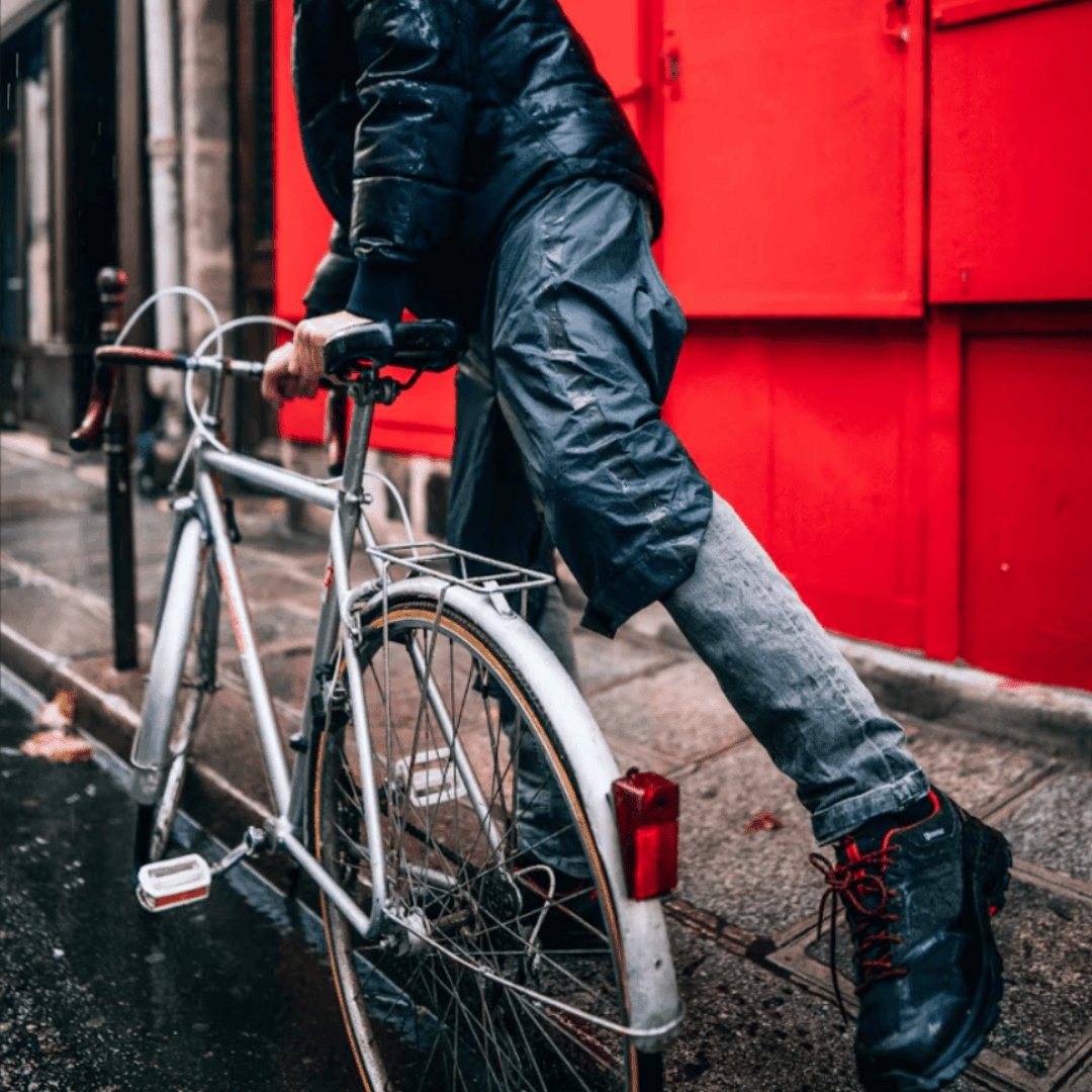 Le panti-pluie Rainette pour rouler au sec !