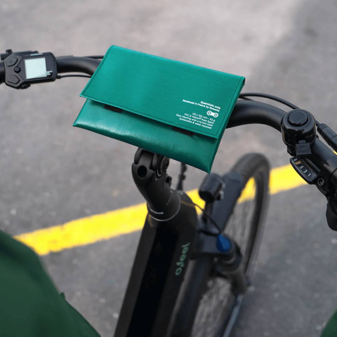 La véloche, la pochette pour vélo, verte - Rainette