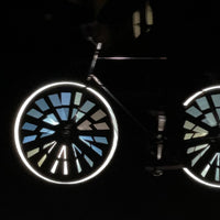 Reflectoren voor fietsstralen, fluo