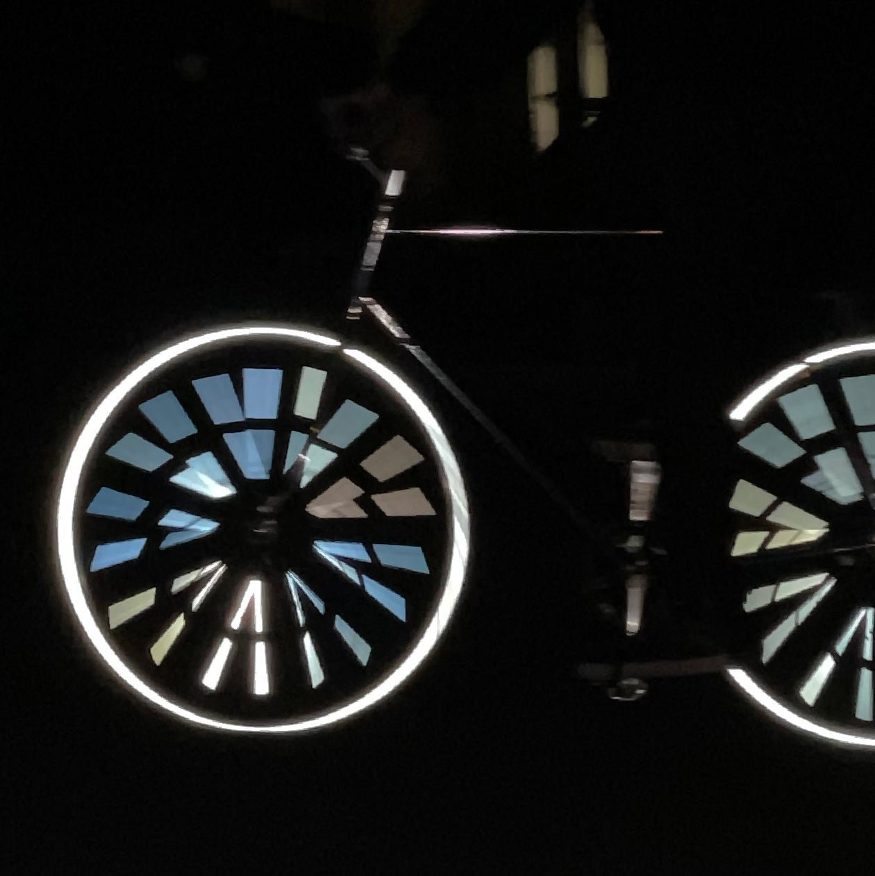Reflectoren voor fietsstralen, fluo