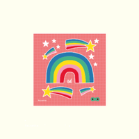 Retroreflektierende Aufkleber | Regenbogen
