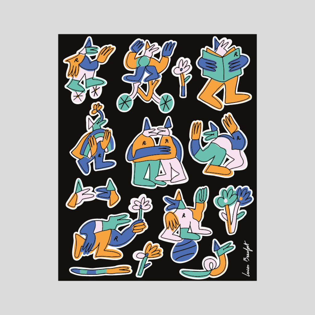 Reflektierende Sticker | Lucas Beaufort - Laubfrosch