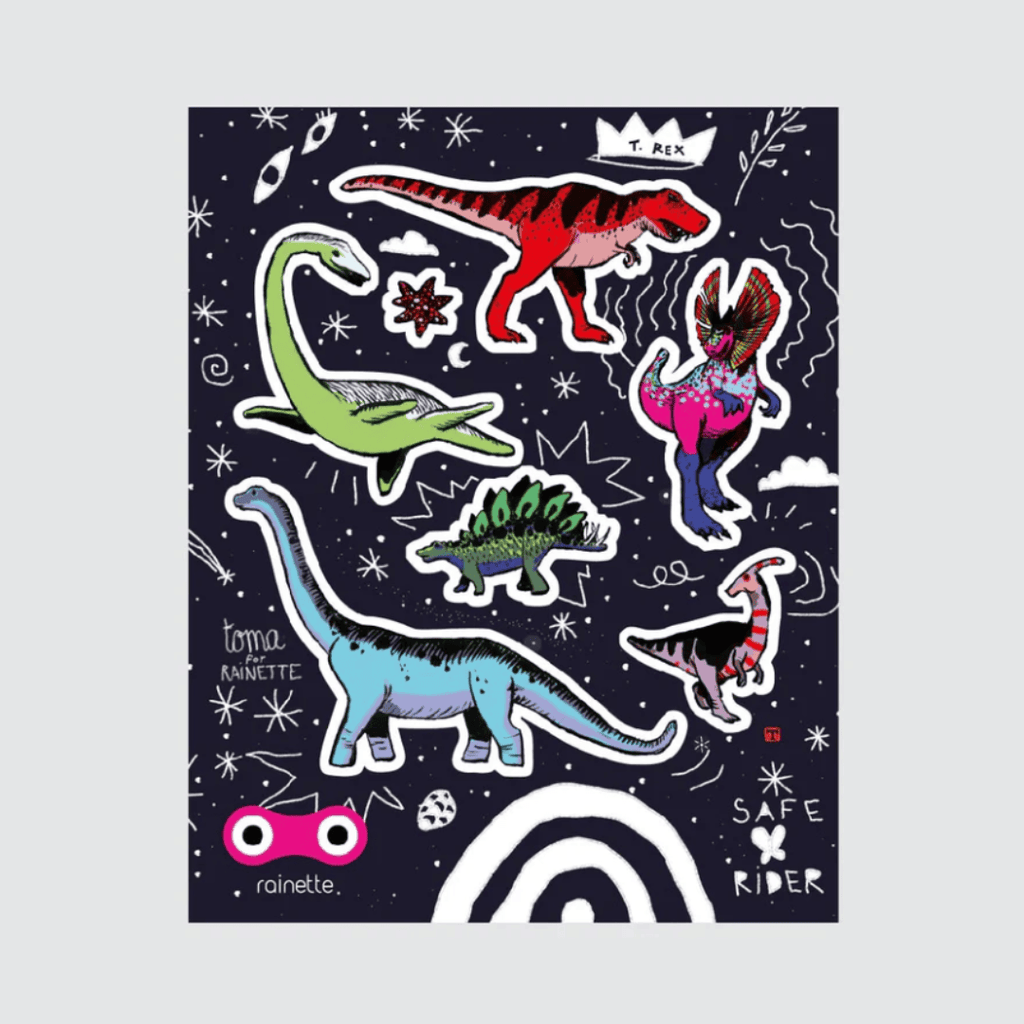 Stickers réfléchissants | Dinos - Rainette