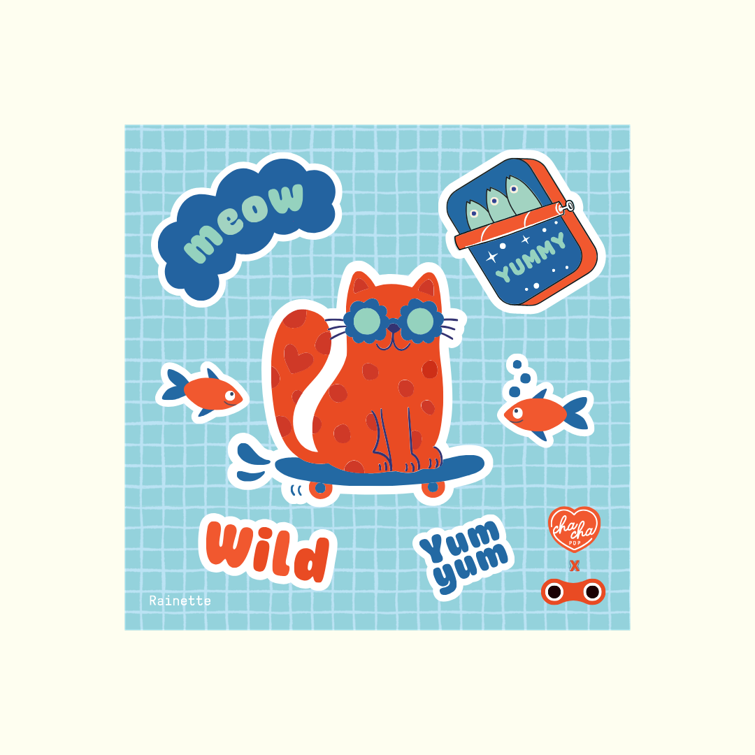 RetroreFlective Sticker, Rainbow