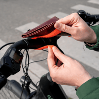 La véloche, die Fahrradtasche, bordeauxrot - Rainette