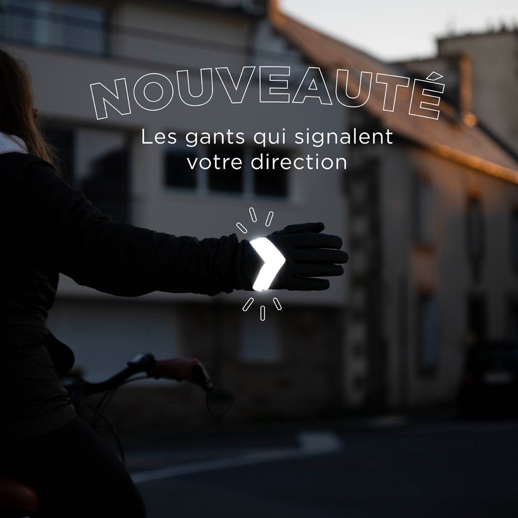 Gants réfléchissants, imperméables et chauds