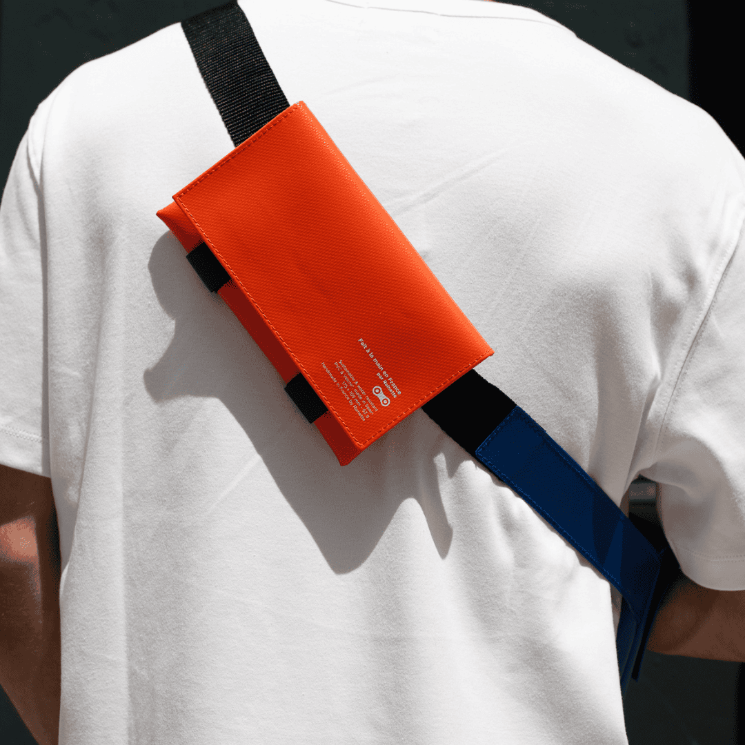 La véloche, la pochette nomade bleue