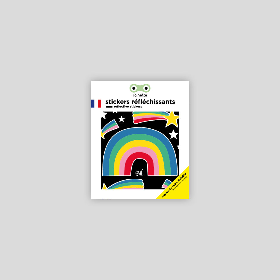 Retroreflective sticker, Rainbow – Bahar Ashouri