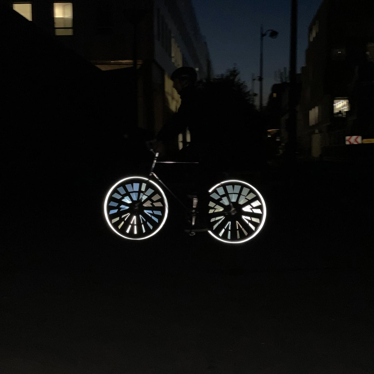 Reflectoren voor fietsstralen, fluo
