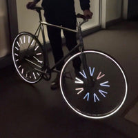 Reflectoren voor fietsstralen, fluo